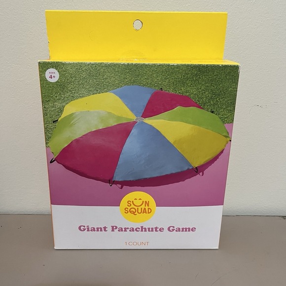 Sun Squad Giant Parachute Play Game W/ Handles Home School Daycare Outdoor Play - Picture 1 of 2
